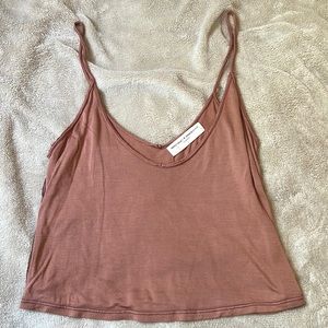 Project social T + Urban outfitters salmon cropped tank top!